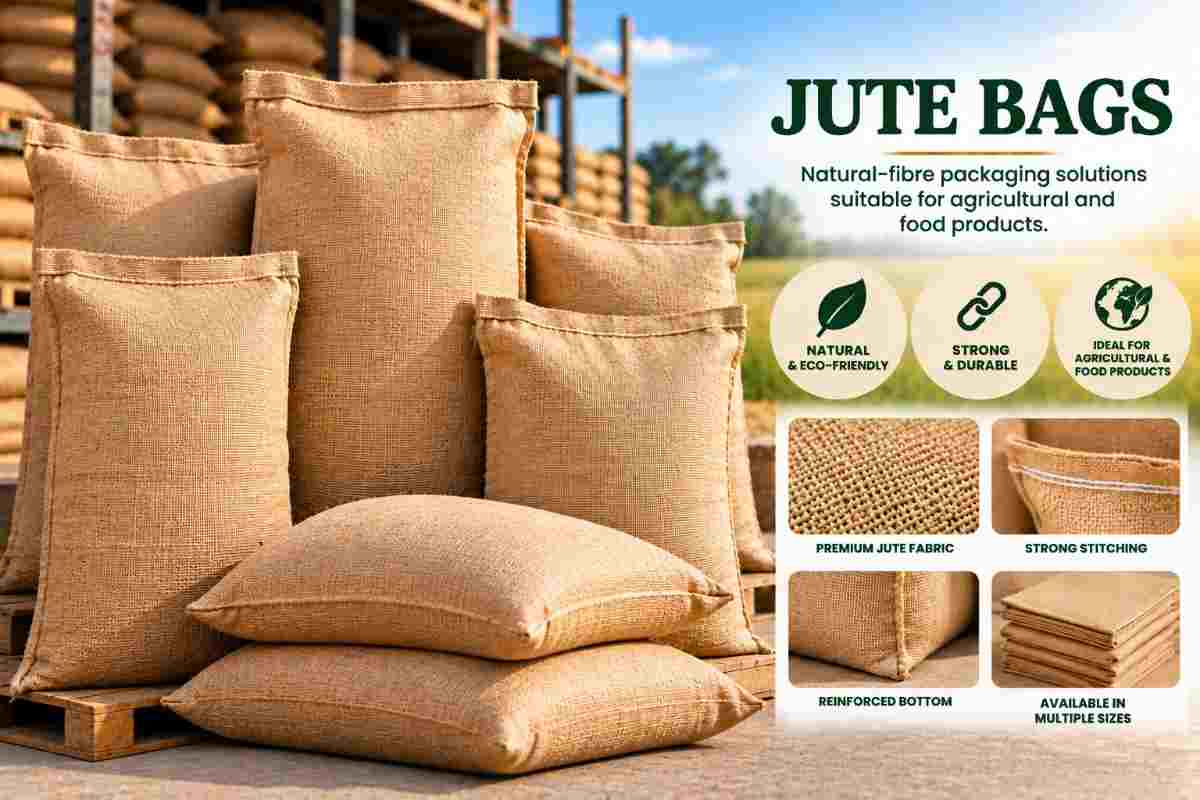 Natural agricultural products and jute packaging applications